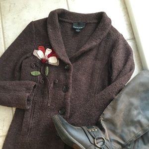 Cynthia Rowley Wool decorative jacket